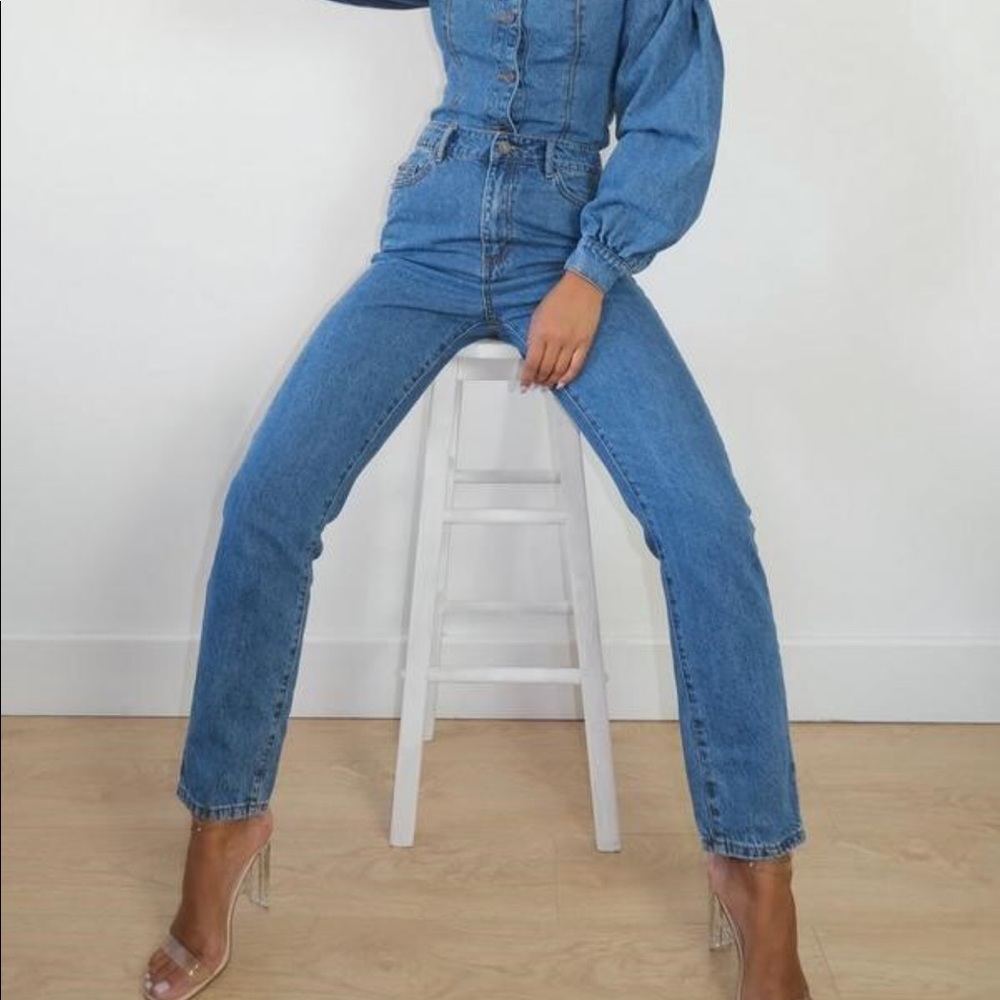 Blue co ord jeans